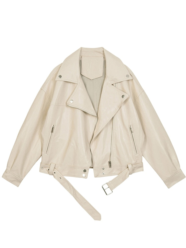 Oversized Leather Jacket for Men