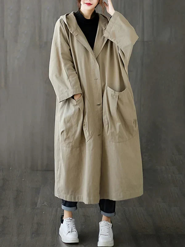 Long Trench Coat for Women