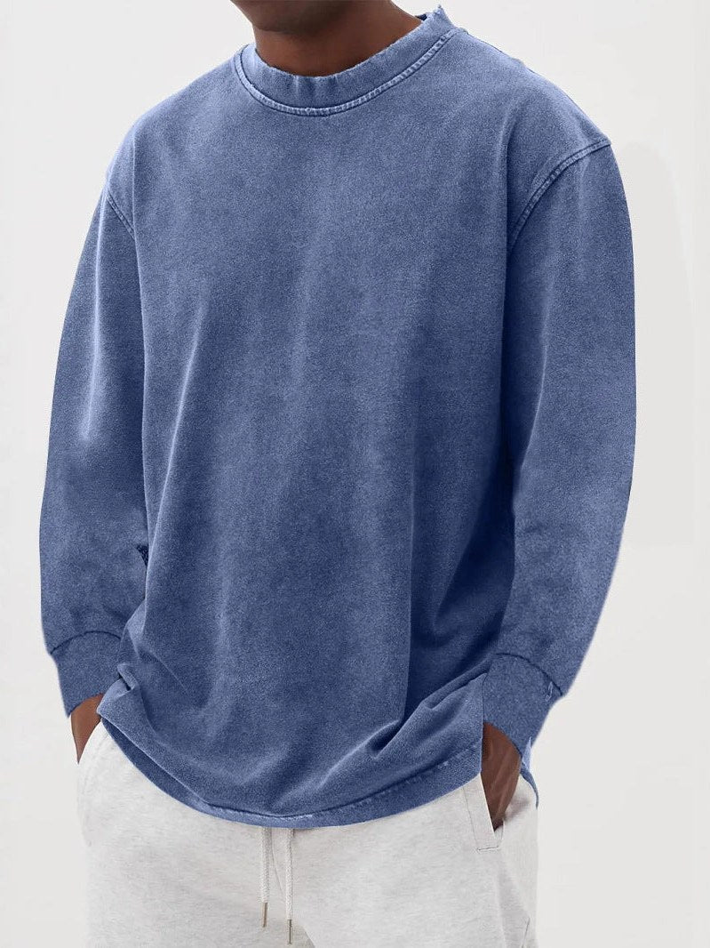 Oversized Cable Knit Sweater for Men