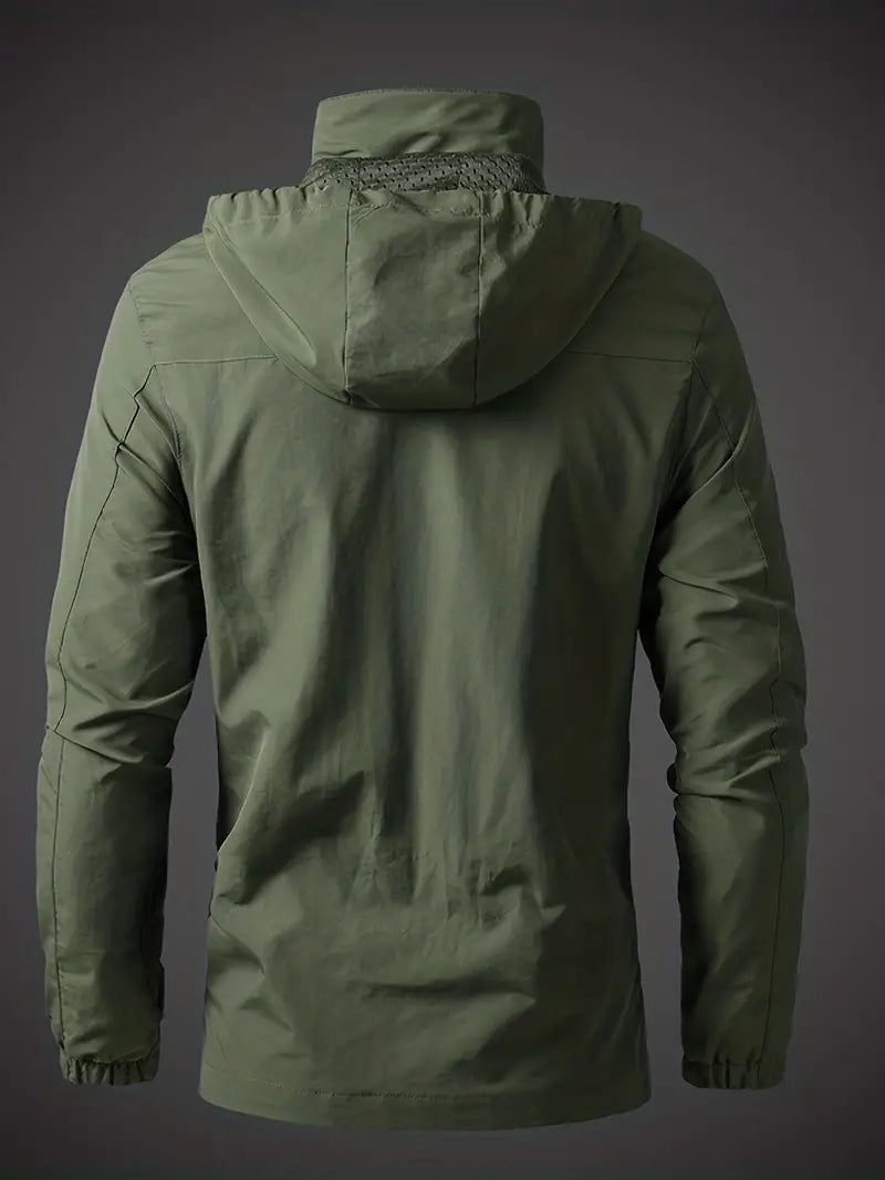 Hooded Bomber Jacket for Men