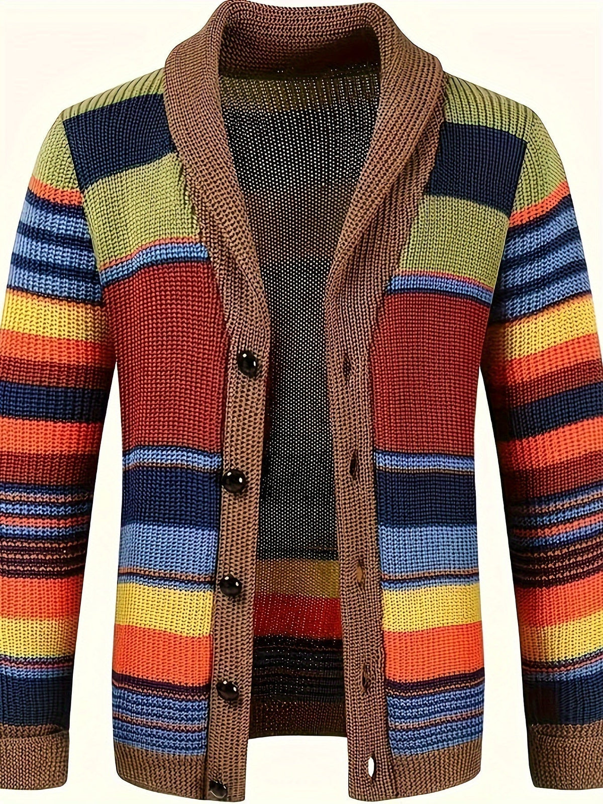 Colorblock Cardigan for Men