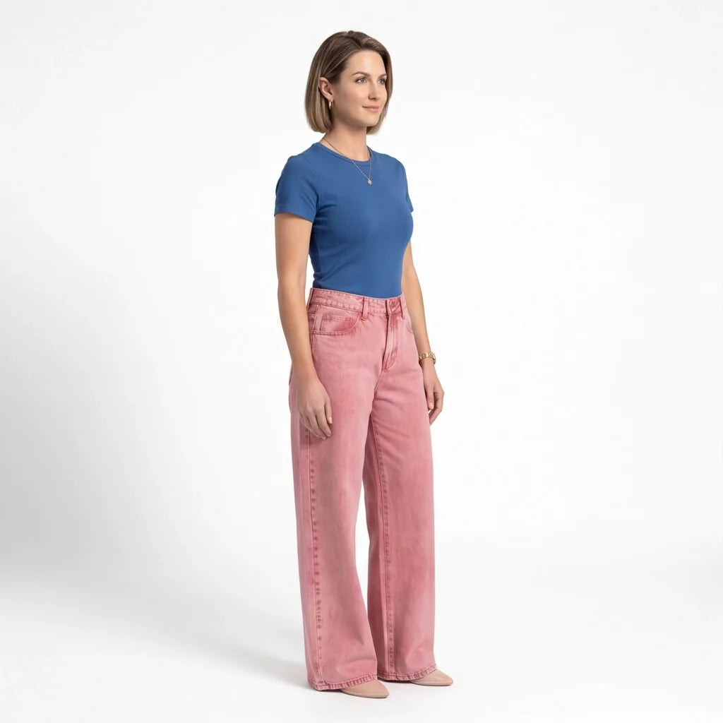 Classic Straight Leg Jeans for Women