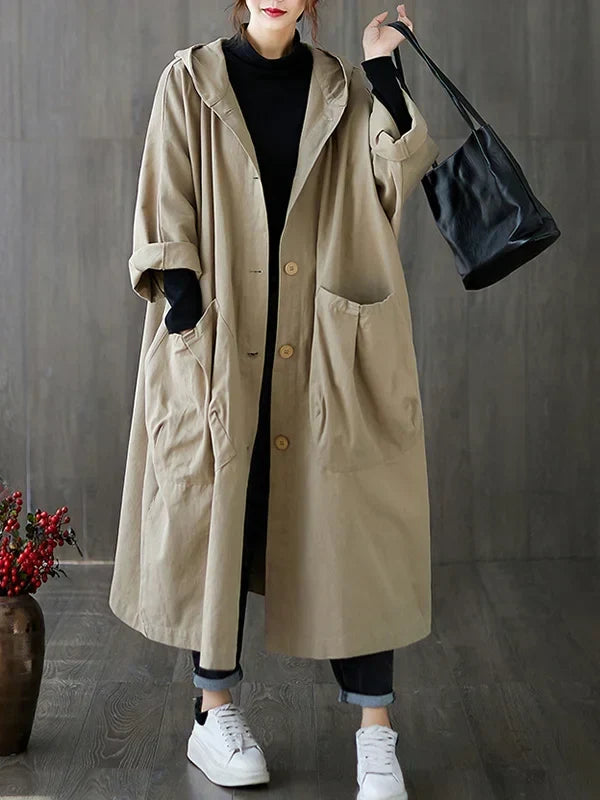 Long Trench Coat for Women