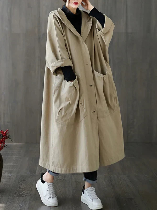 Long Trench Coat for Women