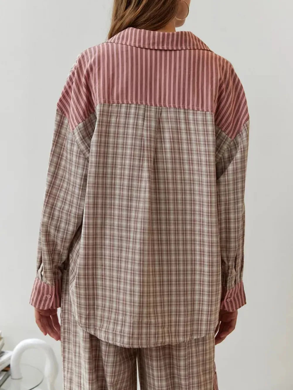 Plaid Pajama Set for Women