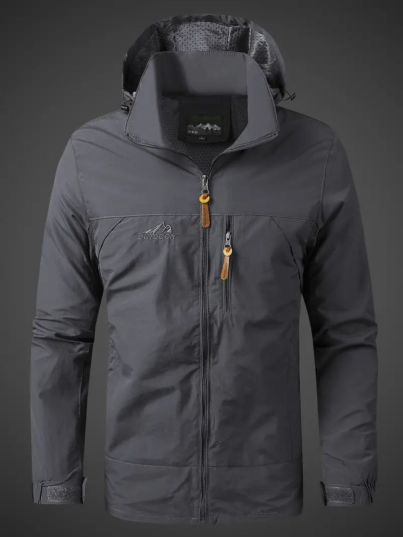 Hooded Bomber Jacket for Men
