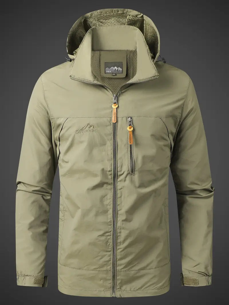 Hooded Bomber Jacket for Men