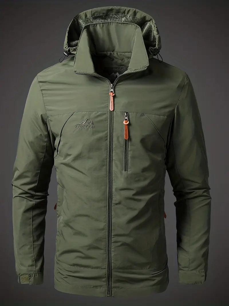 Hooded Bomber Jacket for Men