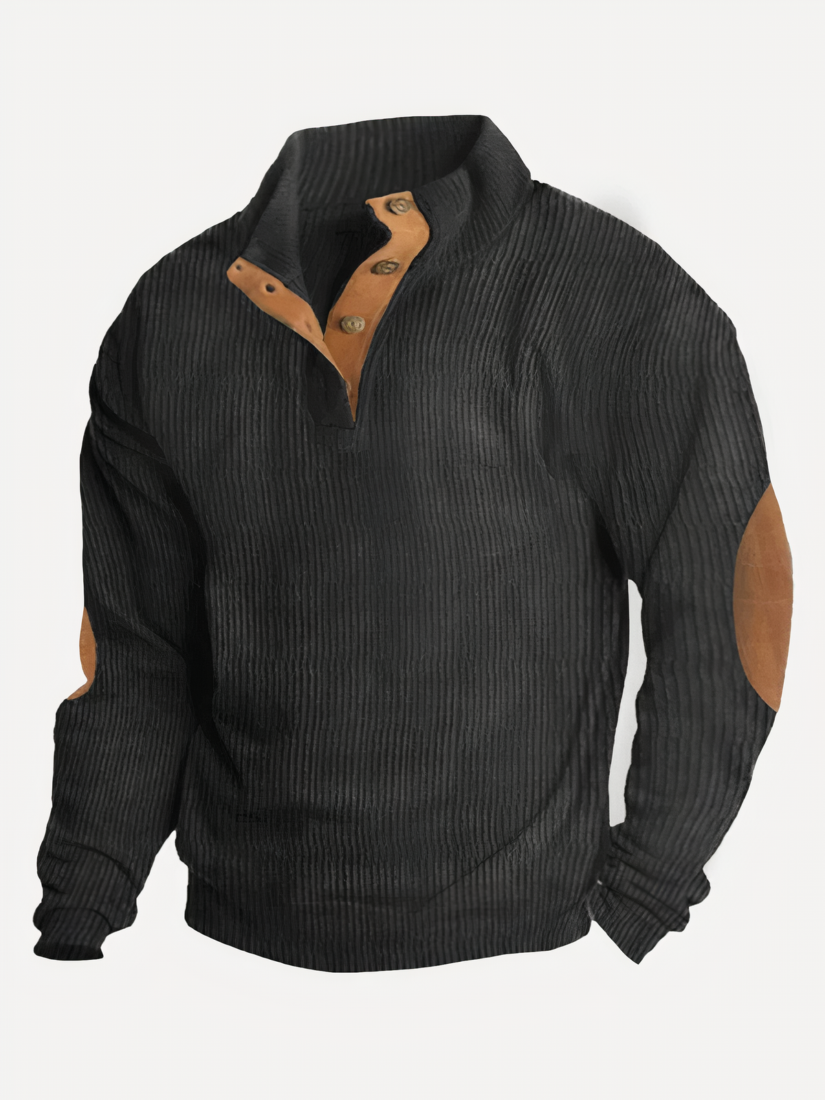 Button Collar Sweater for Men