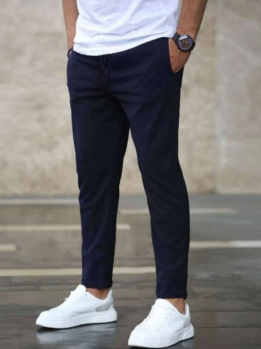 Slim Fit Chino Trousers for Men