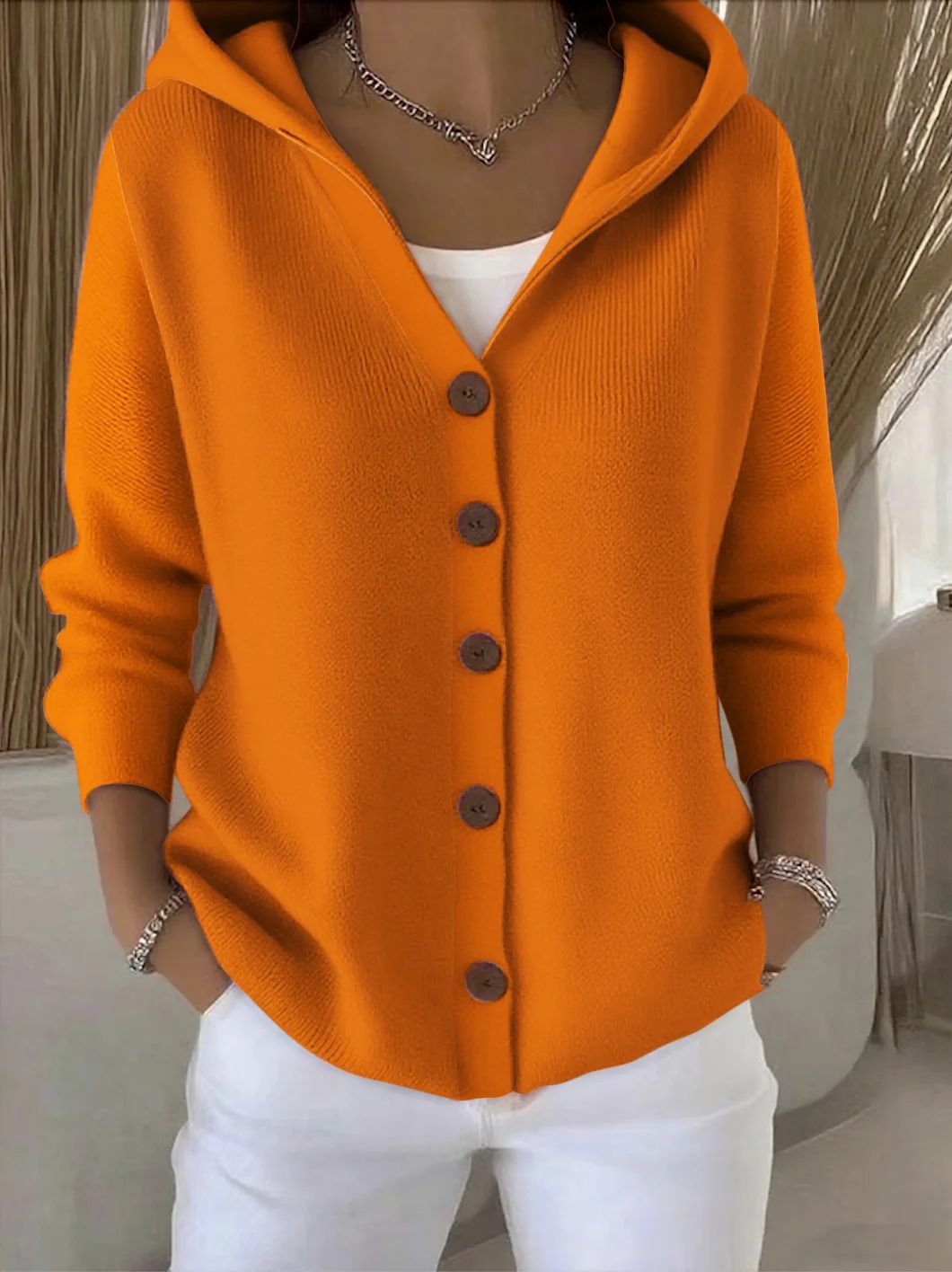 Hooded Cardigan for Women