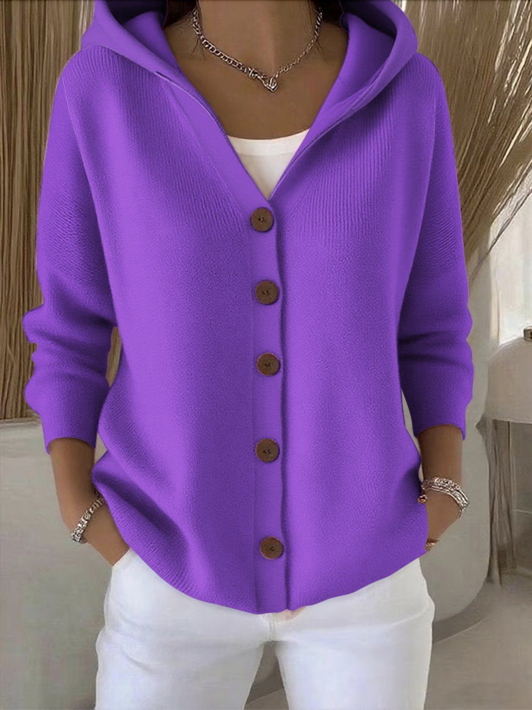 Hooded Cardigan for Women