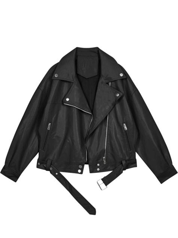 Oversized Leather Jacket for Men