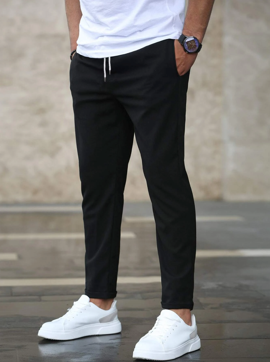 Slim Fit Chino Trousers for Men