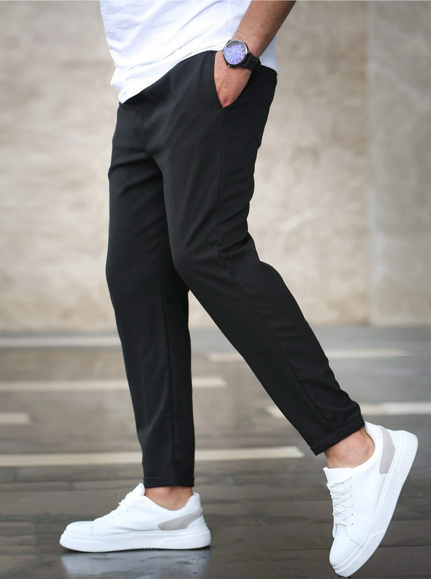 Slim Fit Chino Trousers for Men