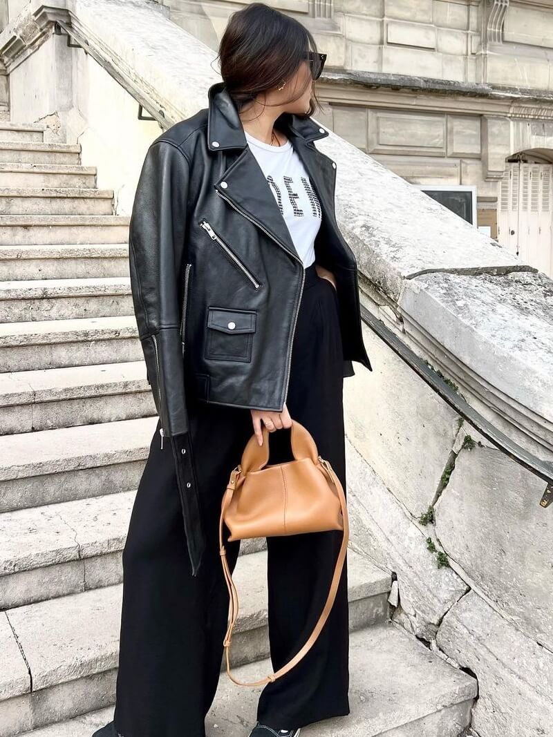 Zip Shoulder Bag for Women