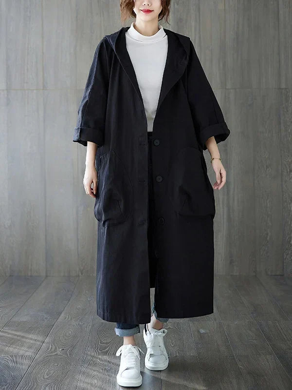 Long Trench Coat for Women