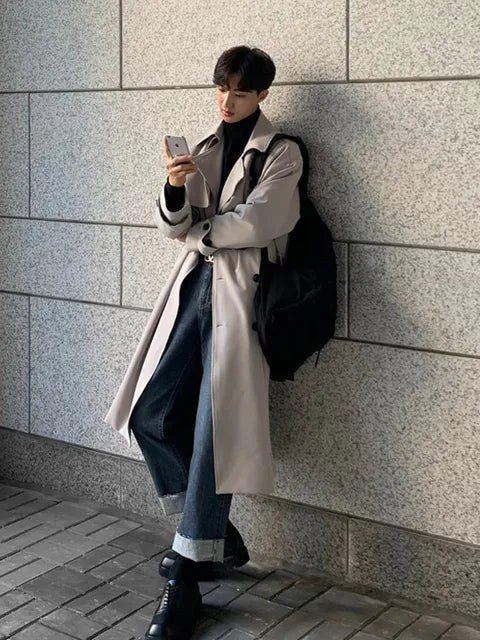 Autumn Trench Coat for Men
