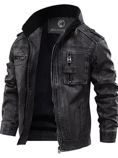 Biker Leather Jacket for Men