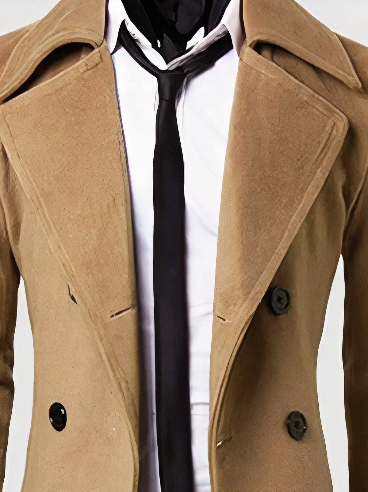British Style Trench Coat for Men