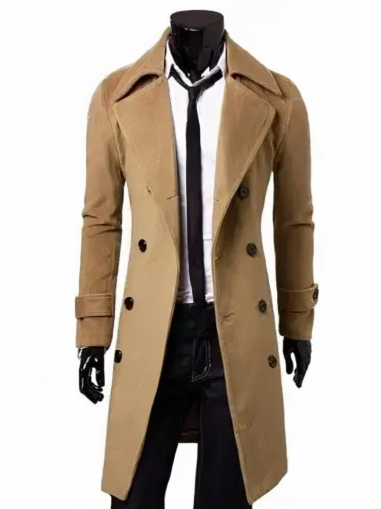 British Style Trench Coat for Men