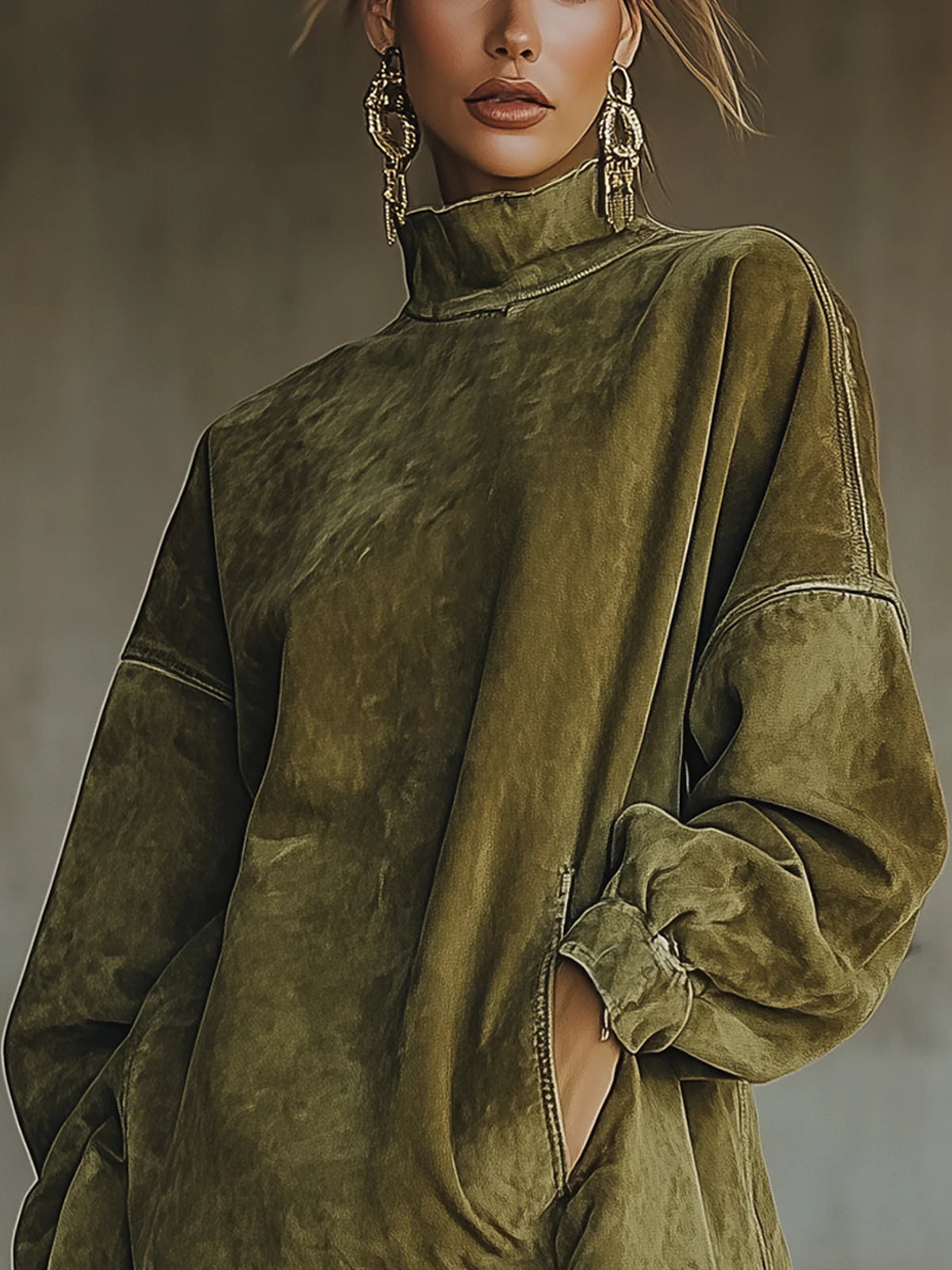 Fringe Sweater Dress for Women