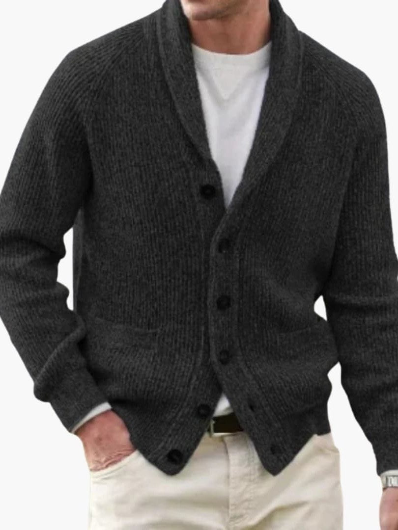 Button Shawl Cardigan for Men