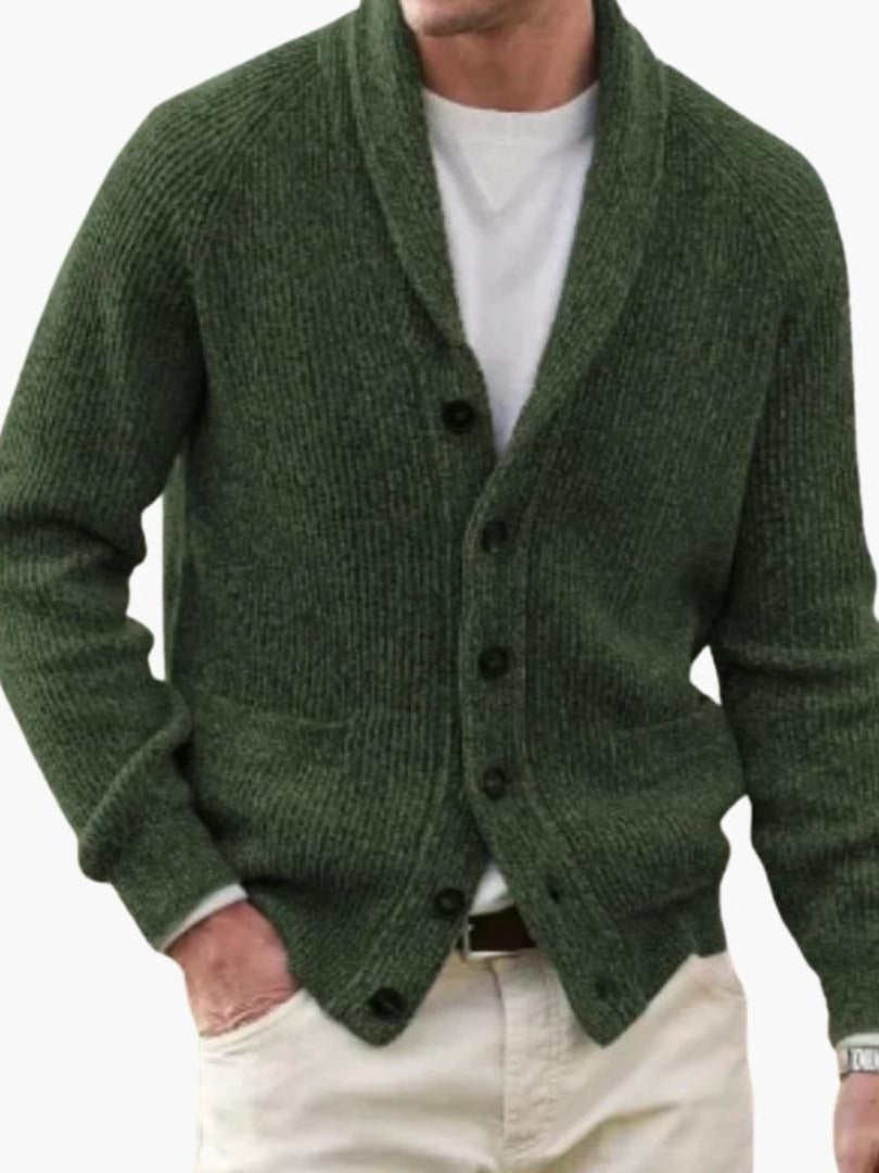 Button Shawl Cardigan for Men