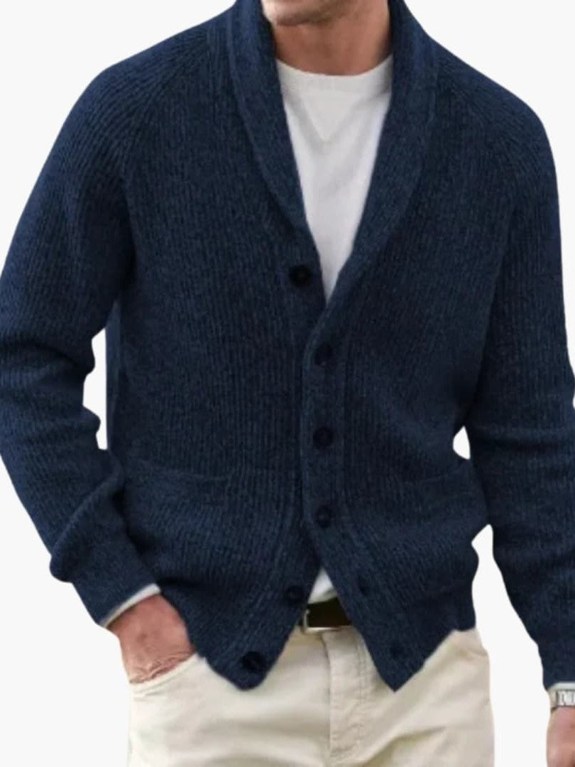 Button Shawl Cardigan for Men