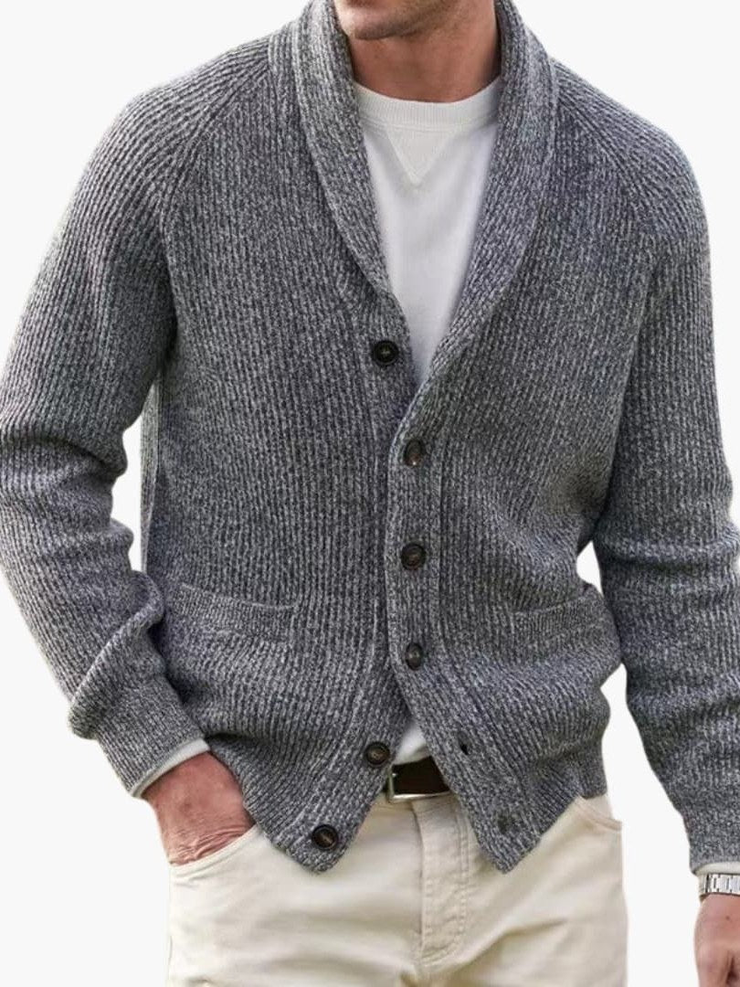 Button Shawl Cardigan for Men