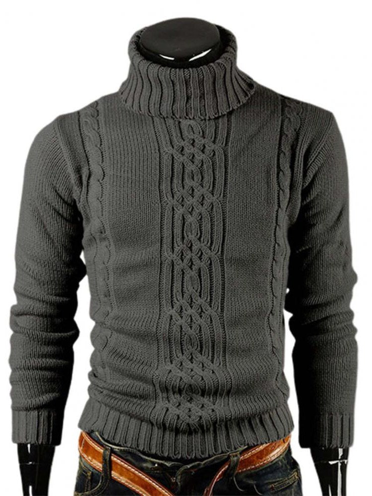 Cable Knit Sweater for Men