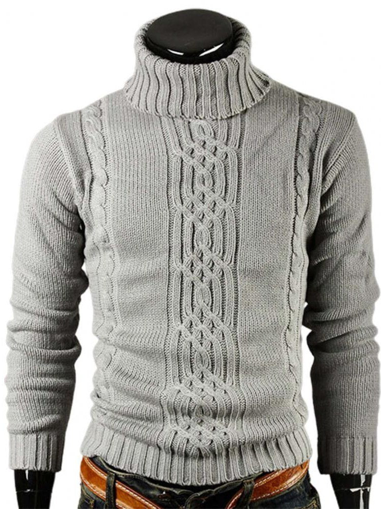Cable Knit Sweater for Men