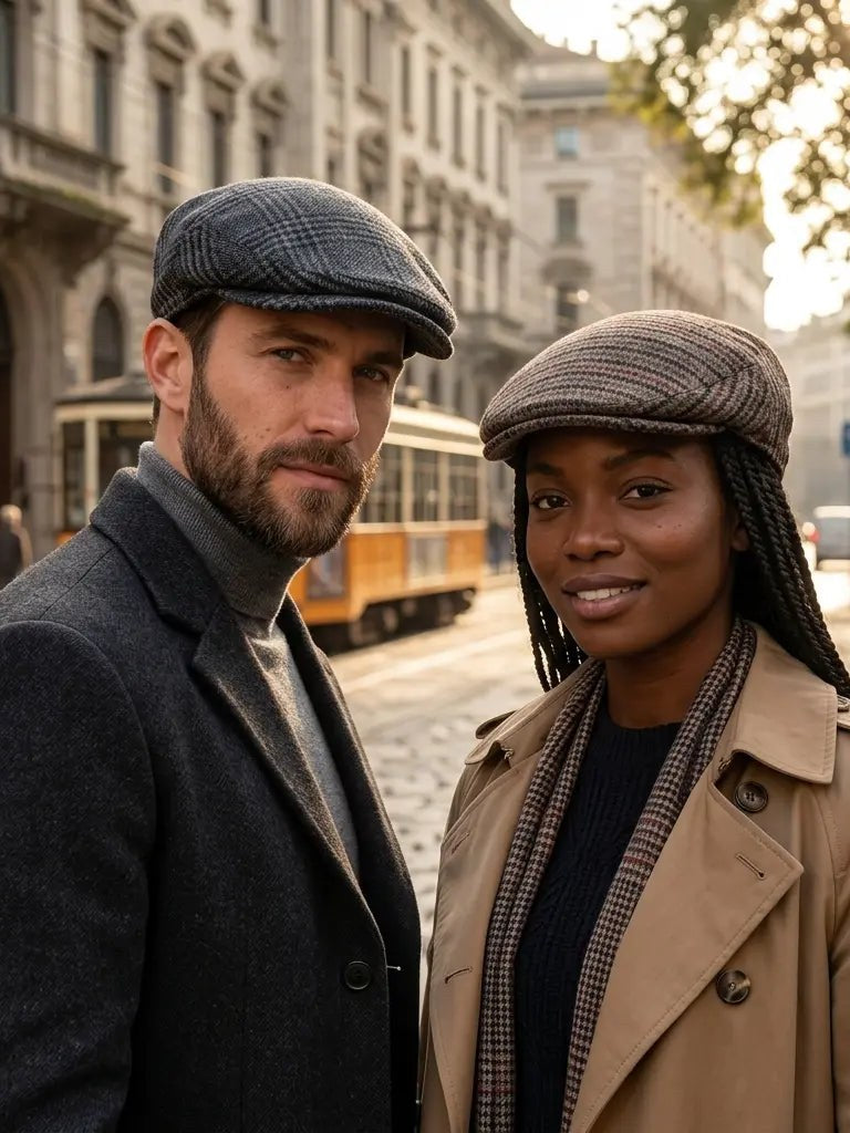 Classic Wool Flat Cap for Men