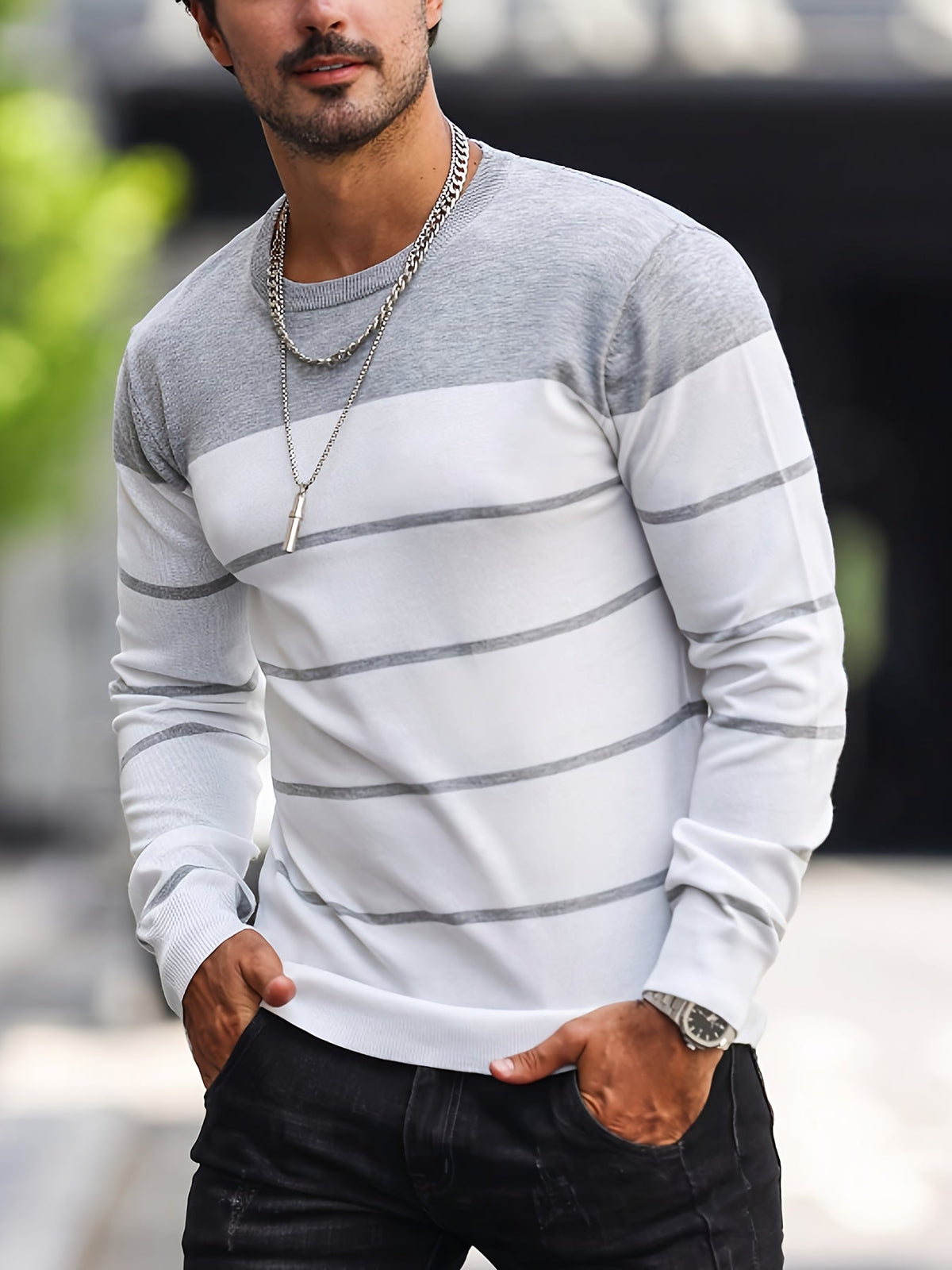Crew Neck Sweater for Men