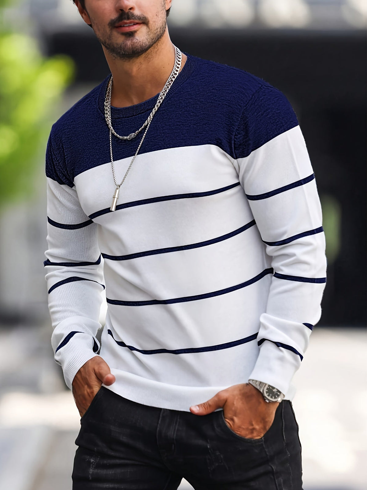 Crew Neck Sweater for Men