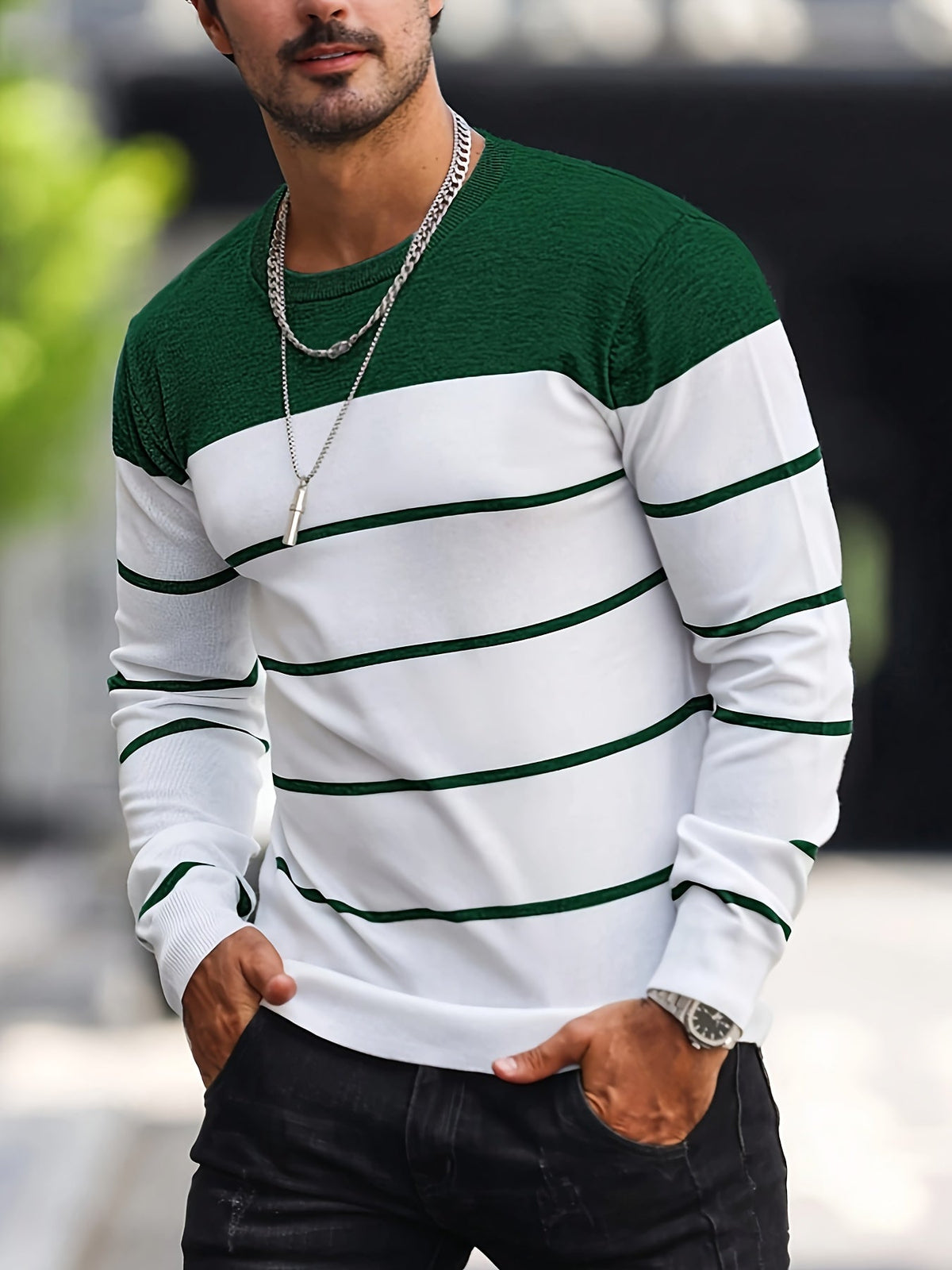 Crew Neck Sweater for Men