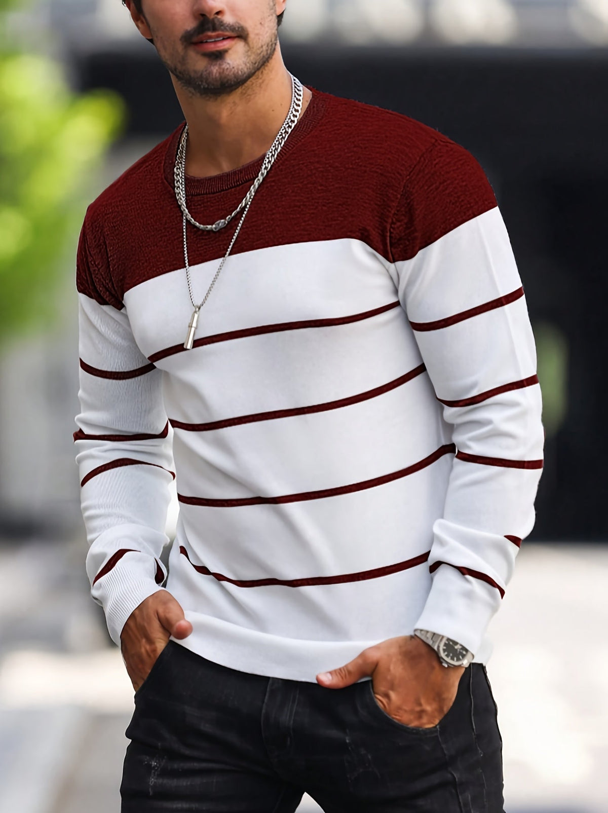 Crew Neck Sweater for Men
