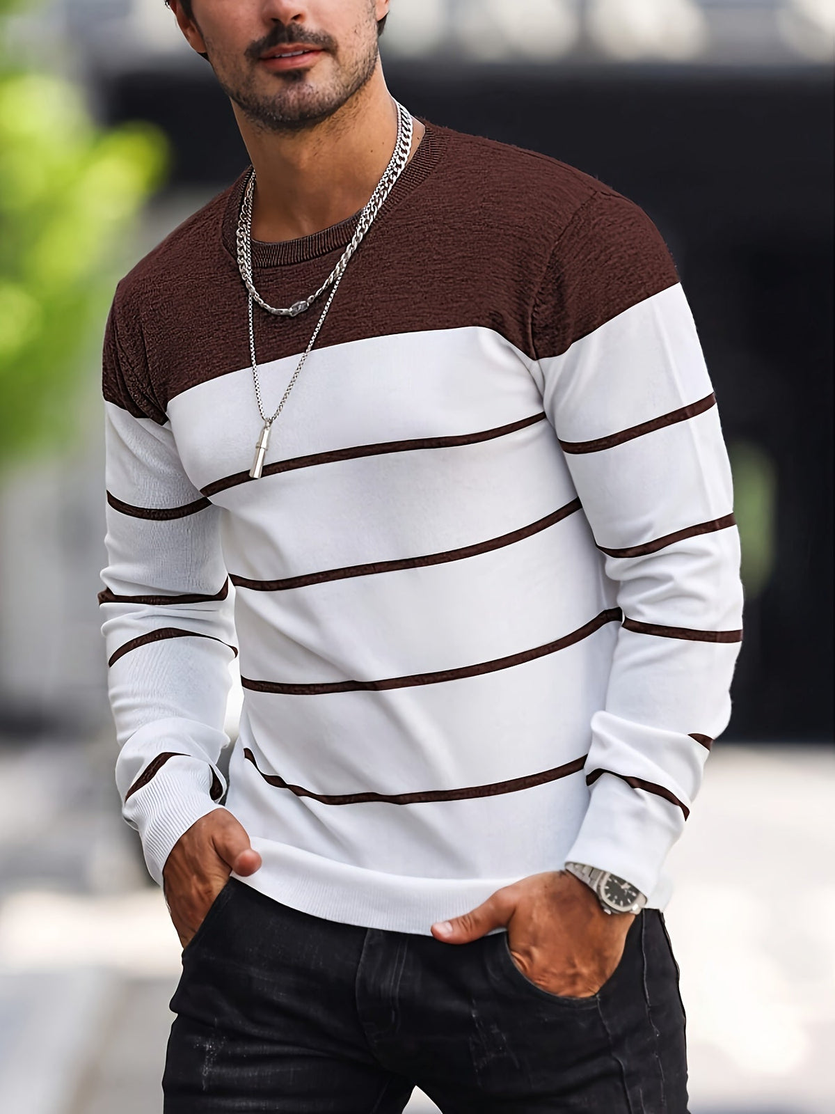 Crew Neck Sweater for Men