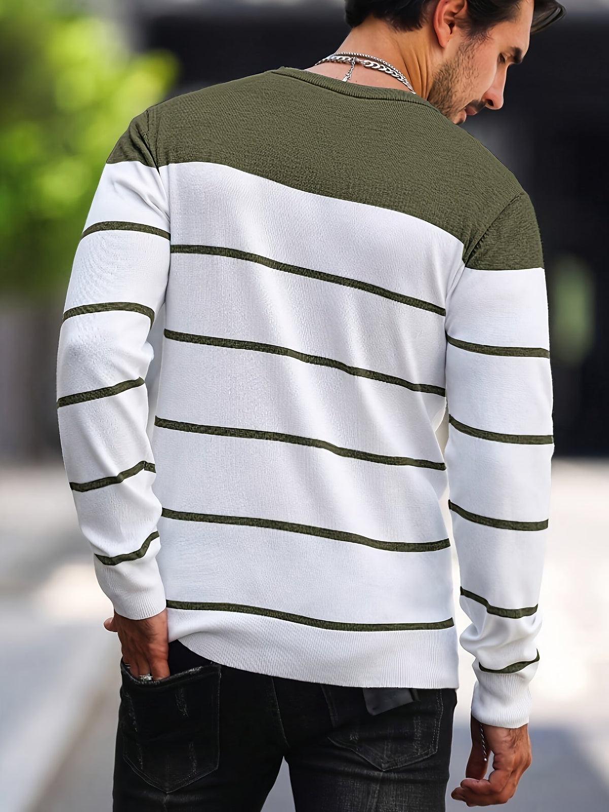 Crew Neck Sweater for Men