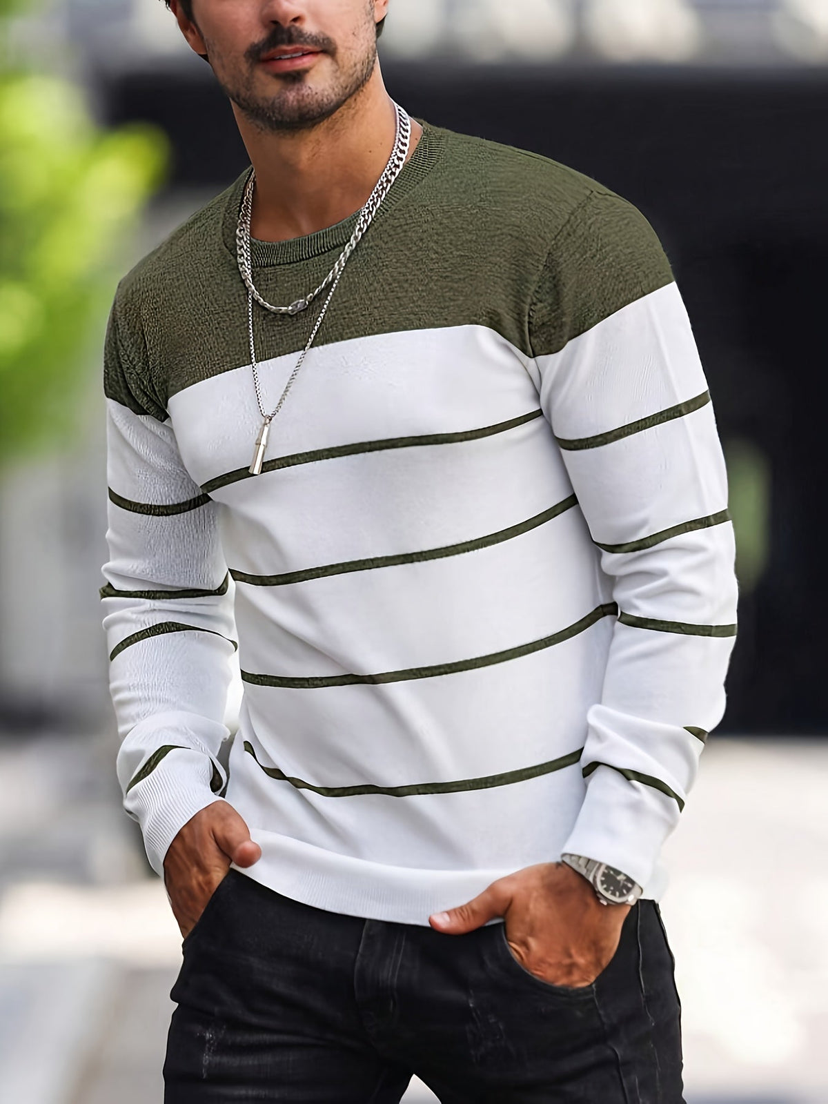 Crew Neck Sweater for Men