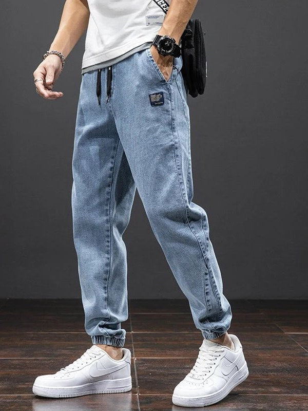 Denim Jogger Sweatpants for Men