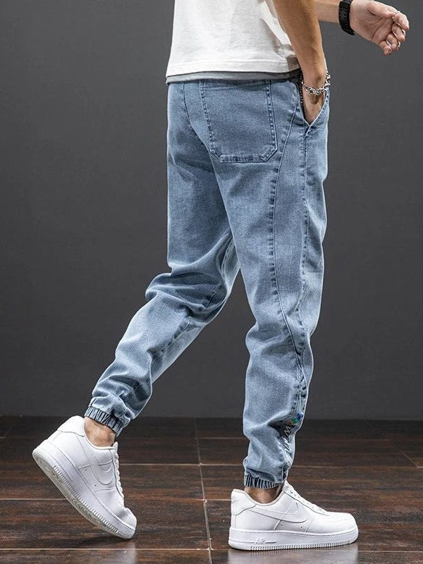 Denim Jogger Sweatpants for Men