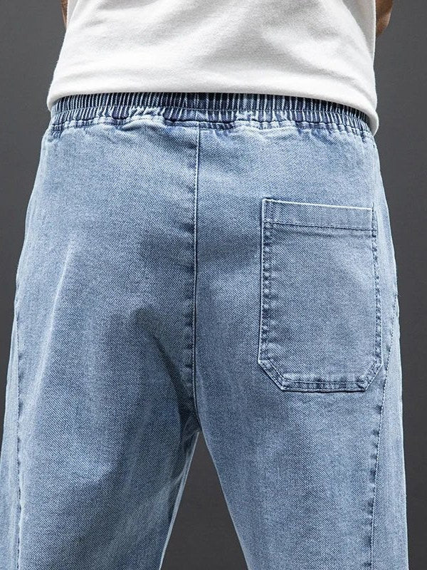 Denim Jogger Sweatpants for Men