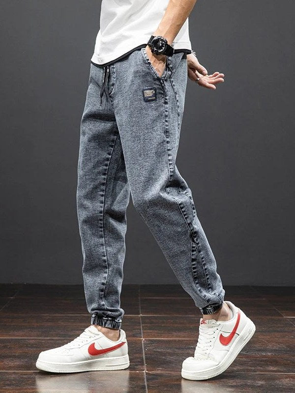 Denim Jogger Sweatpants for Men