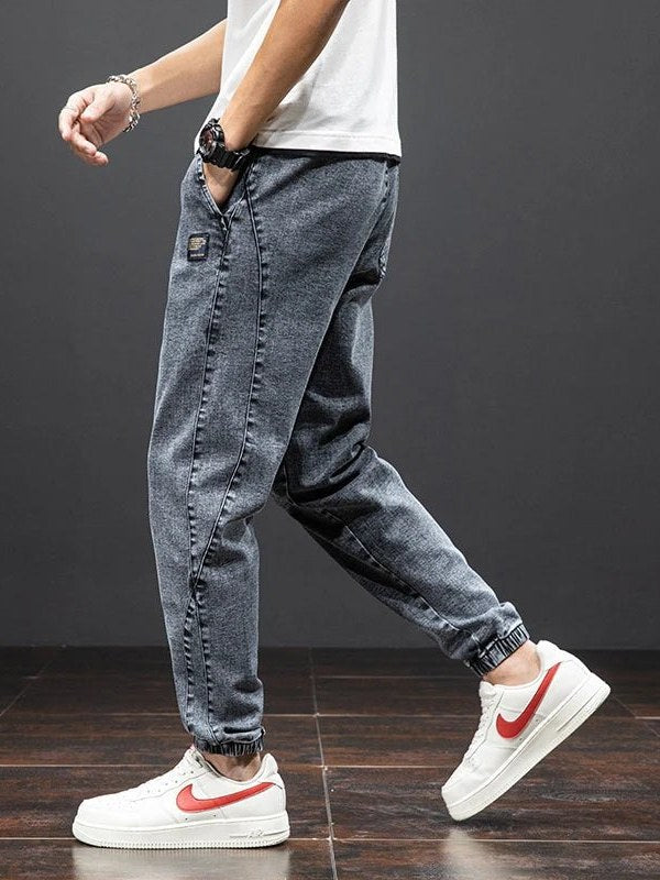 Denim Jogger Sweatpants for Men