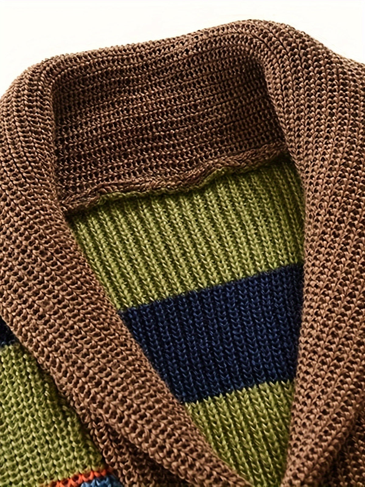 Colorblock Cardigan for Men