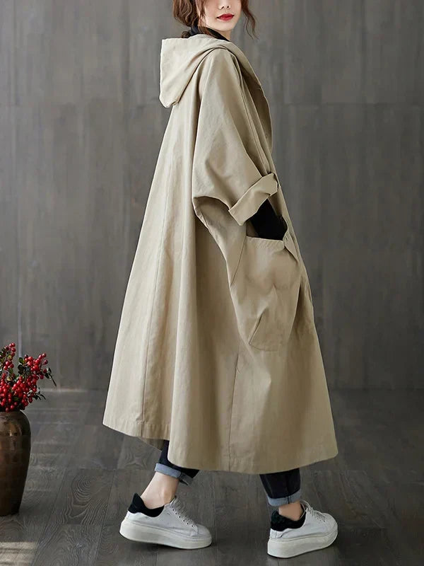 Long Trench Coat for Women