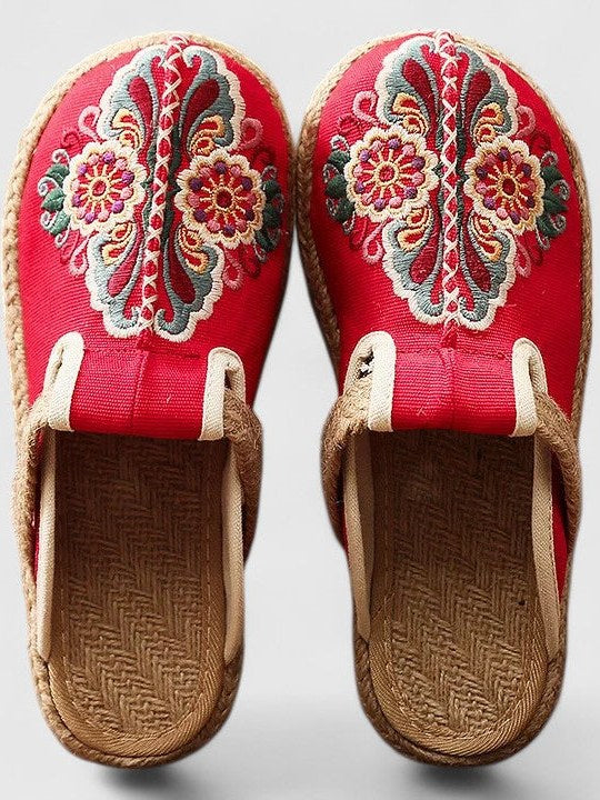 Embroidered Mules for Women