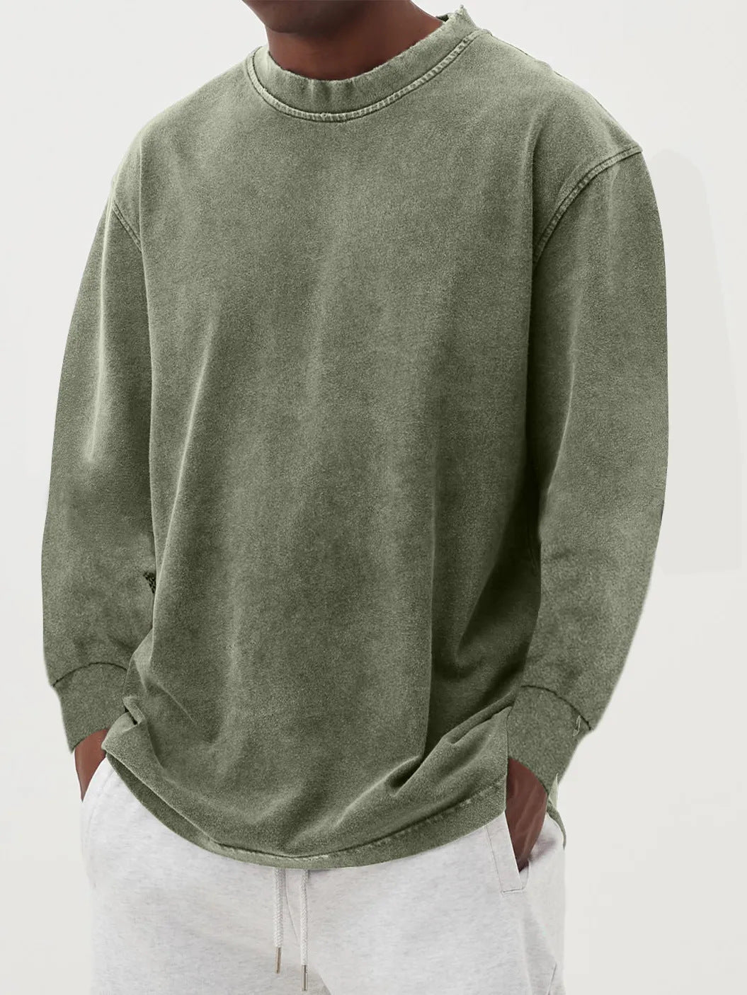 Oversized Cable Knit Sweater for Men