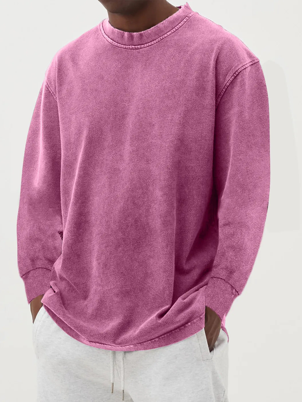 Oversized Cable Knit Sweater for Men